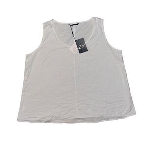 NWT C.O.Z.Y. Linen Tank Top